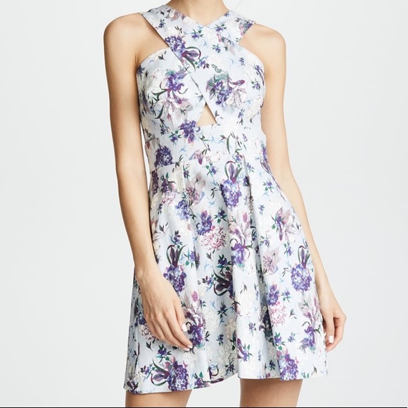 NWT Black Halo Landon Mini Dress - Picture 1 of 12